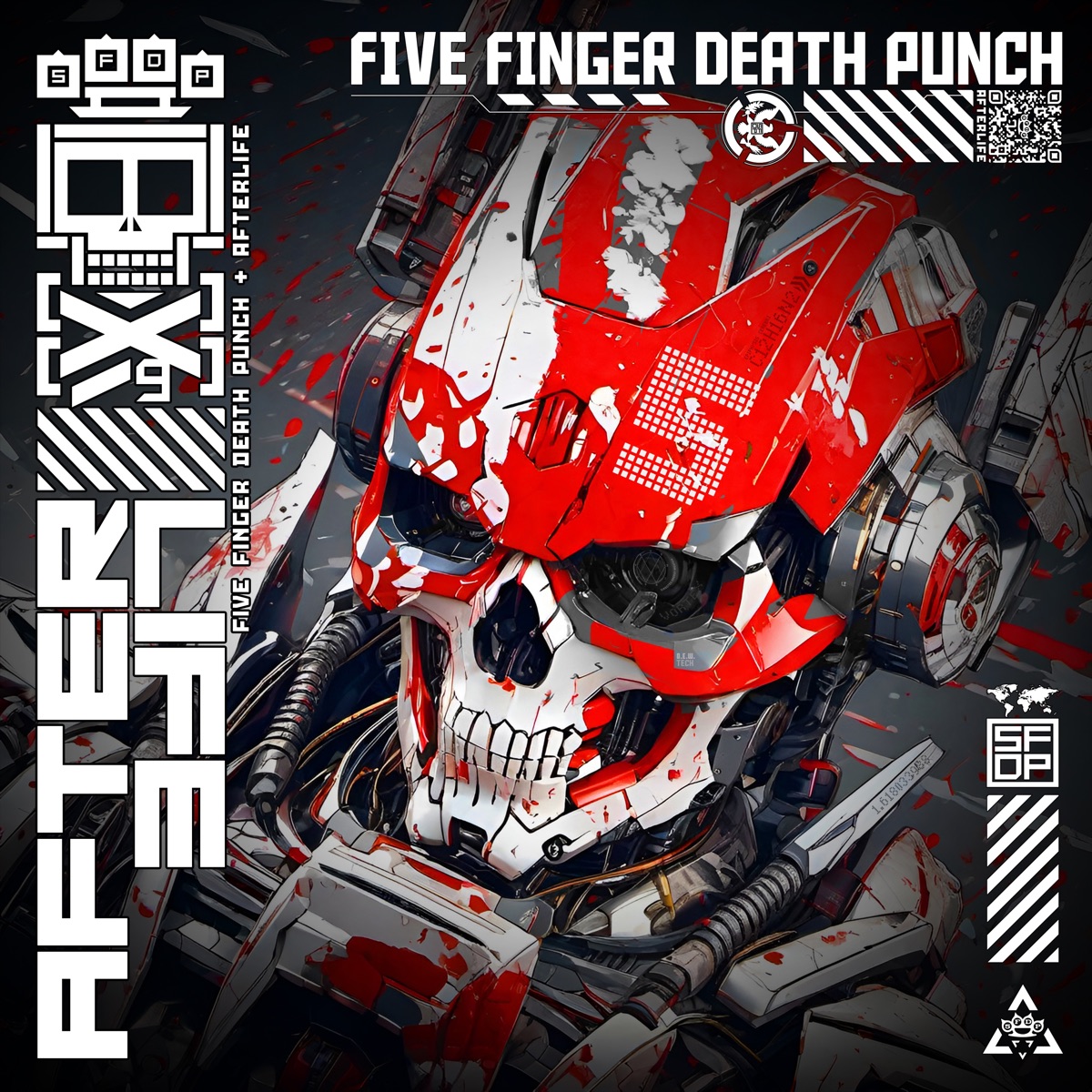 AfterLife (Deluxe) by Five Finger Death Punch album cover