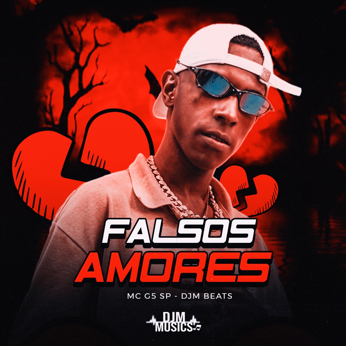 Falsos Amores - Single by Mc G5 Sp album cover
