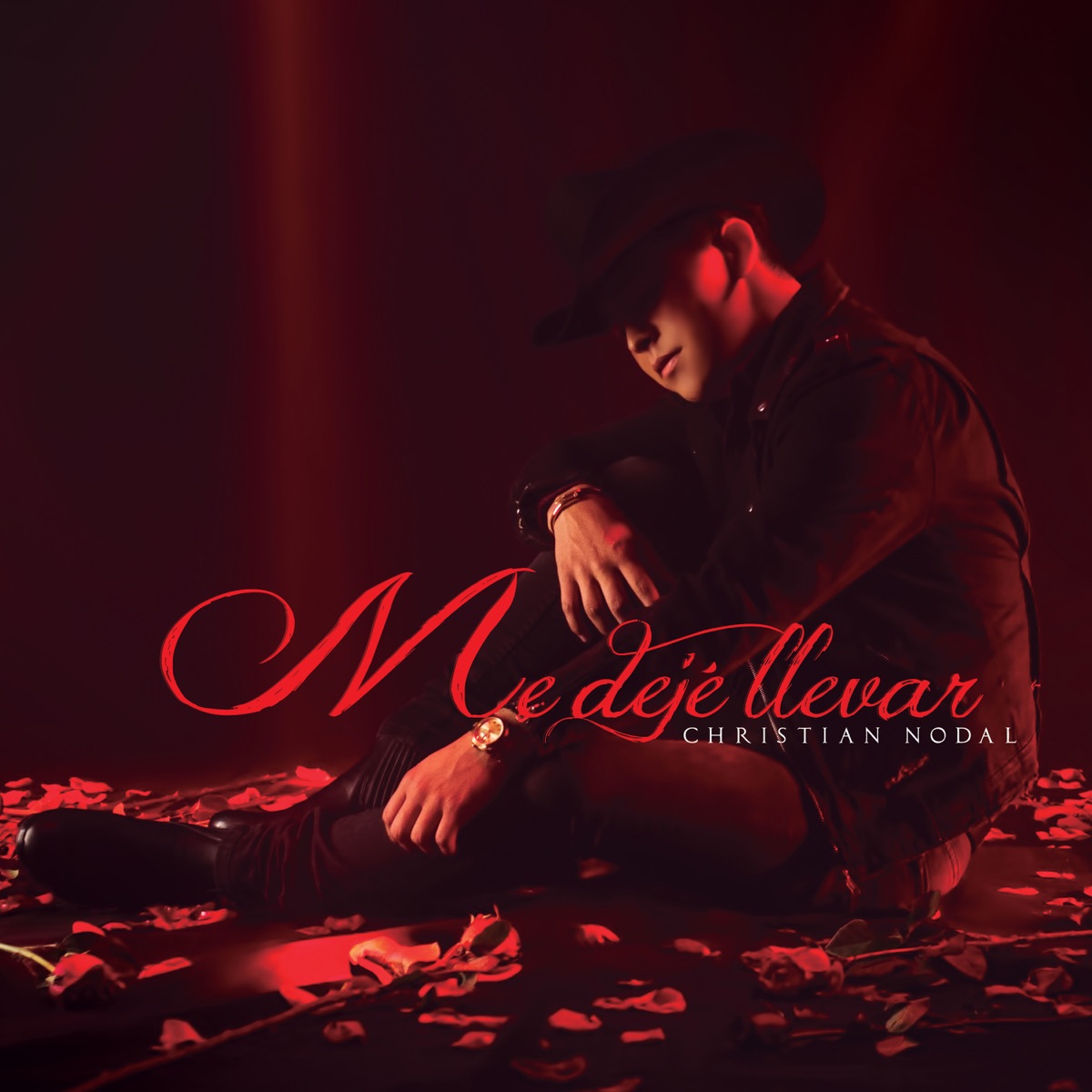 Me Dejé Llevar by Christian Nodal album cover