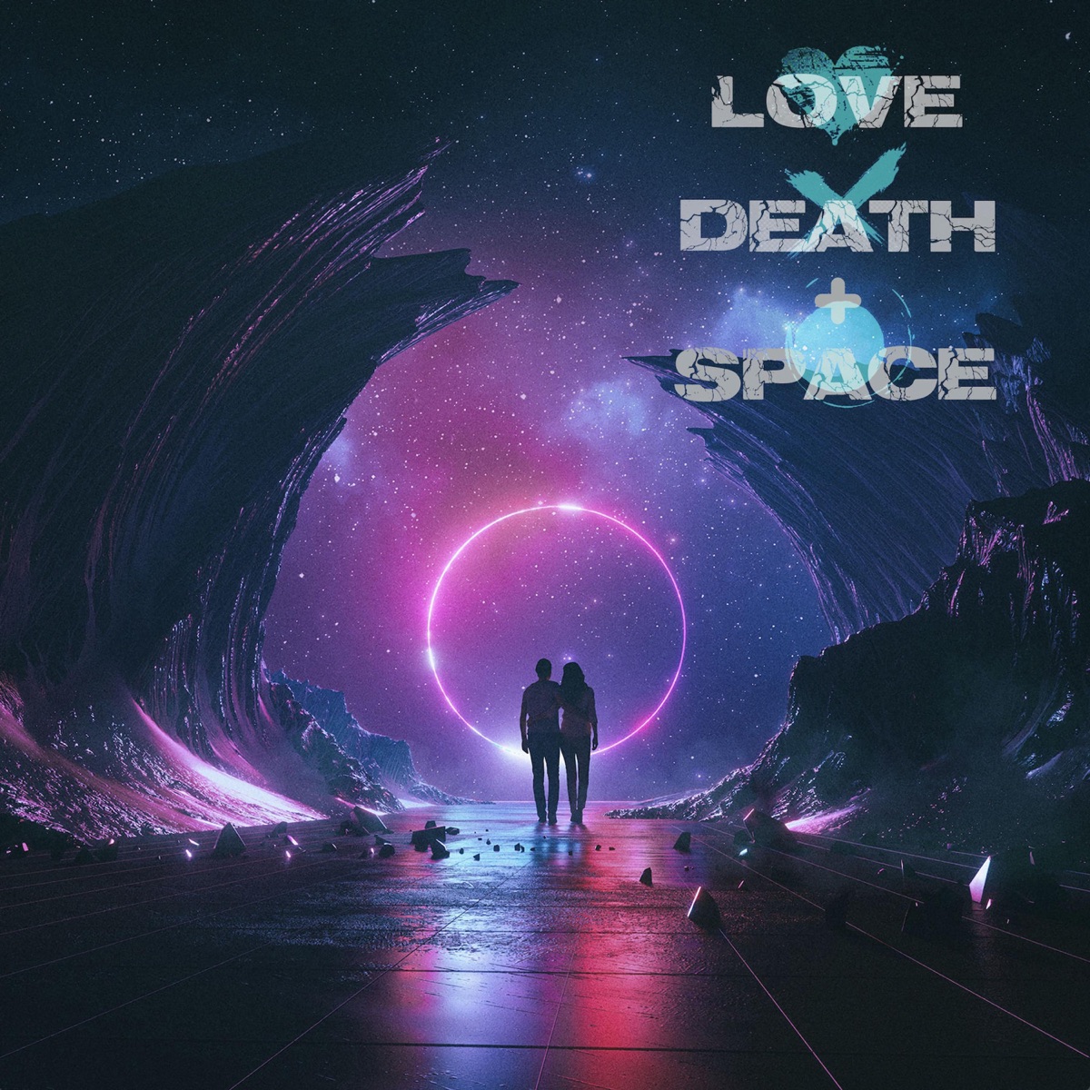 Love Death + Space - EP by BLESSED MANE album cover