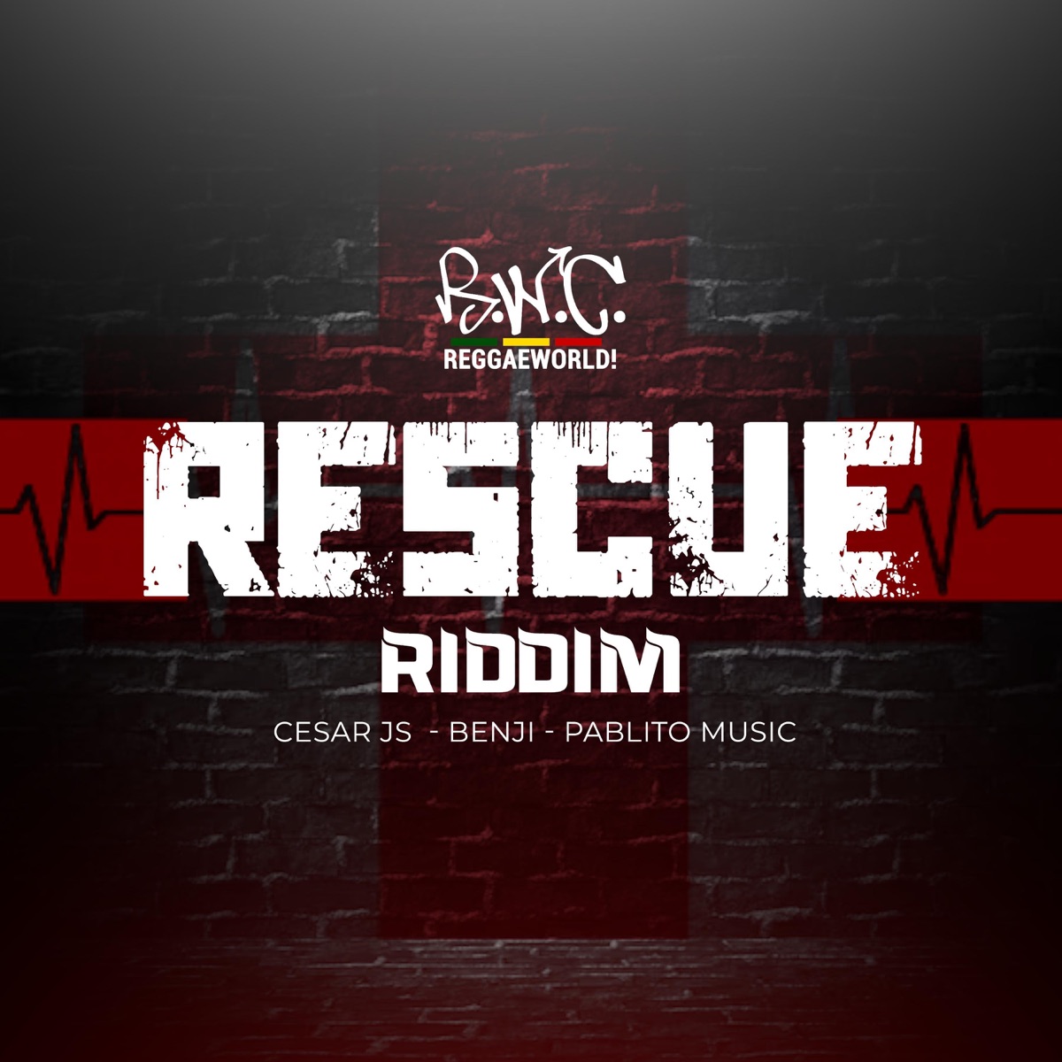Rescue Riddim - Single by Cesar JS, PopRWC, Benji Laidley & Pablito Music album cover