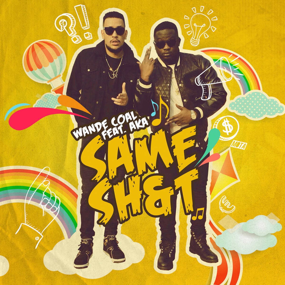 Same Shit (feat. AKA) - Single by Wande Coal album cover