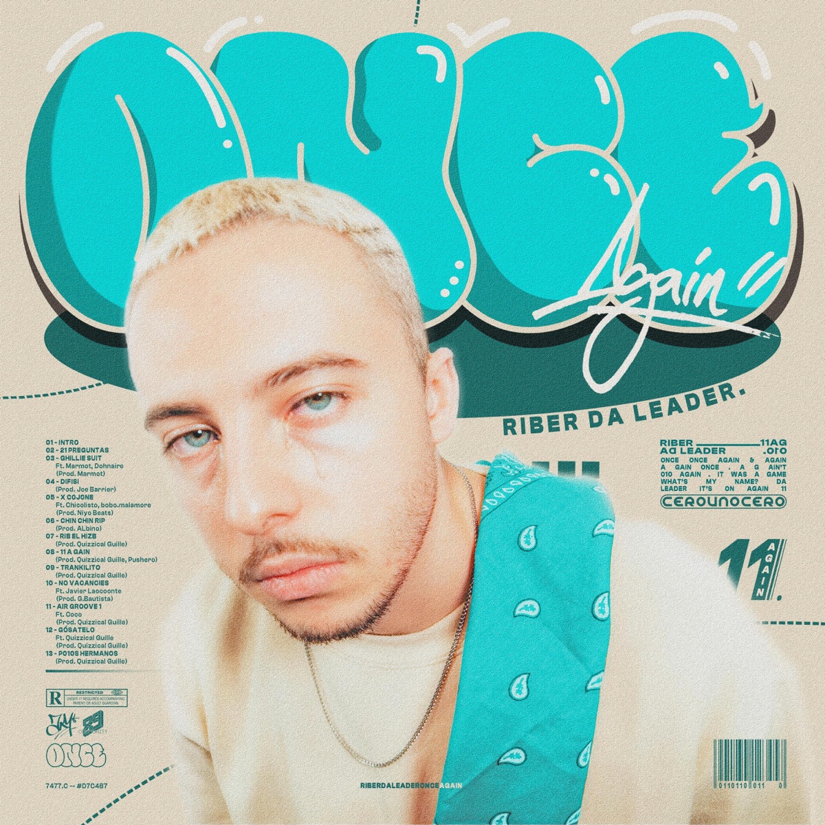 11AGAIN by Riber Da Leader album cover