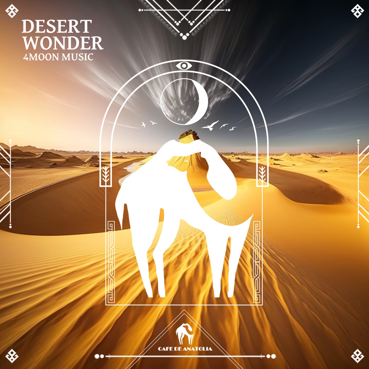 Desert Wonder - EP by 4Moon Music & Cafe De Anatolia album cover