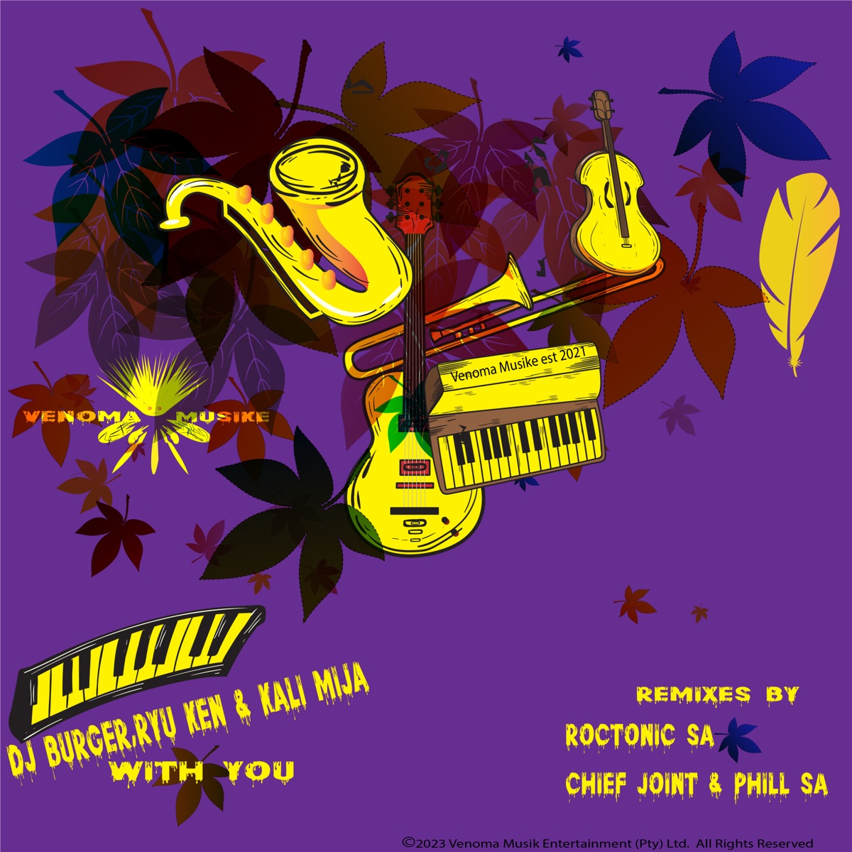 With You - Single by DJ Burger, Ryu Ken & Kali Mija album cover