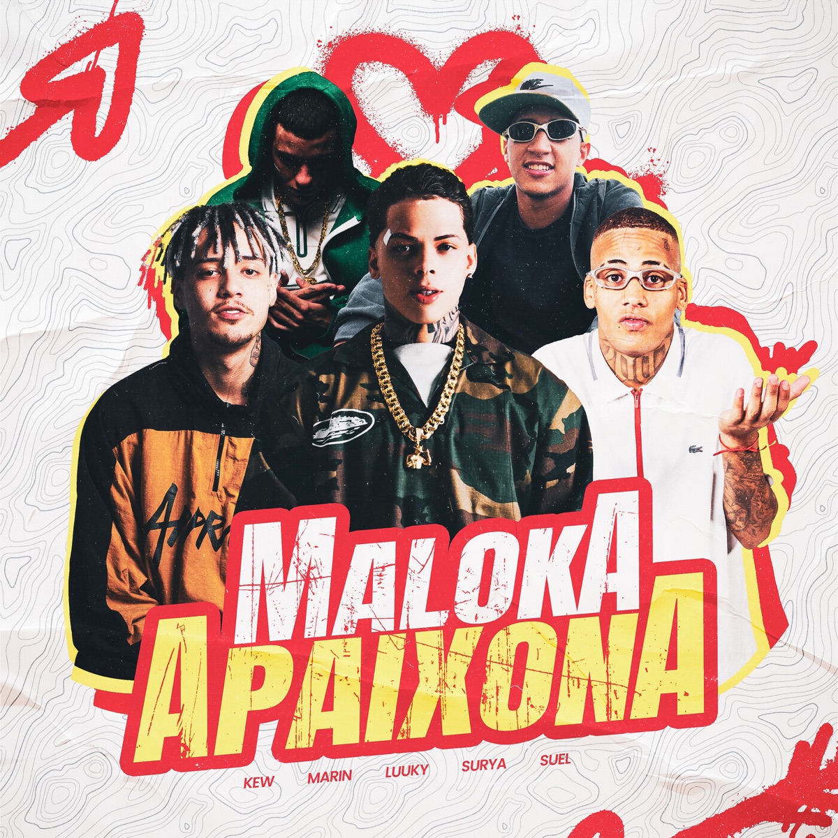 Maloka Apaixona (feat. MC Surya, SUELMK, DJ Lseeis & Dj Yuri Pedrada) - Single by Kew, MC LUUKY & MARIN album cover