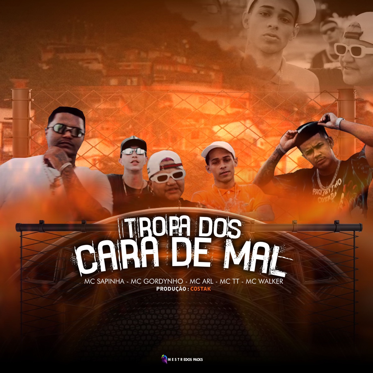 Tropa dos Cara de Mal (feat. MC TT & MC Walker) - Single by mc gordynhoo, MC ARL & Mc Sapinha album cover