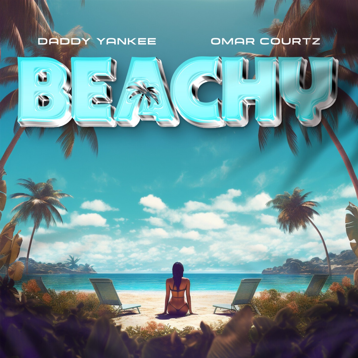 BEACHY - Single by Daddy Yankee & Omar Courtz album cover
