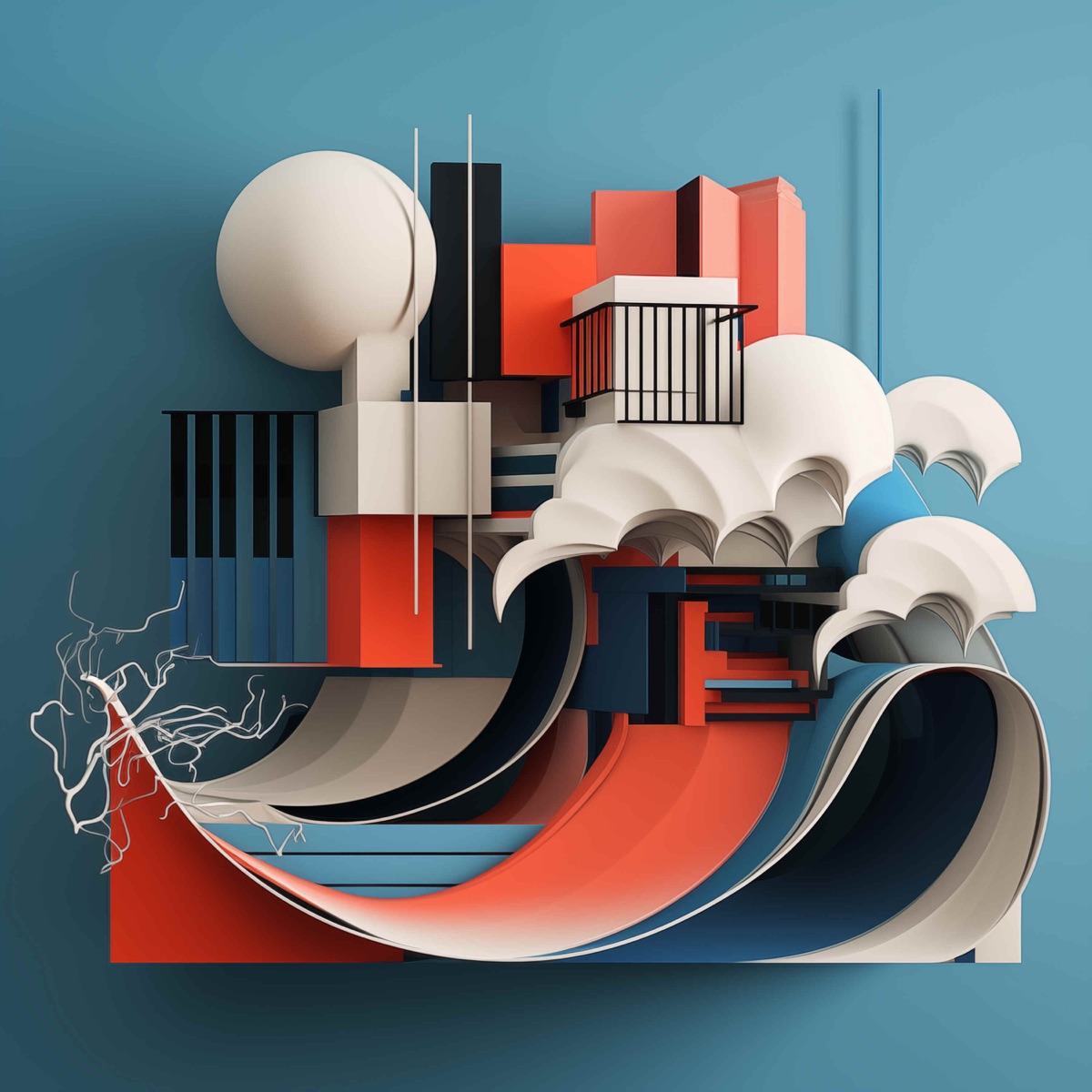 Waves - Single by Screwaholic & Moo Latte album cover