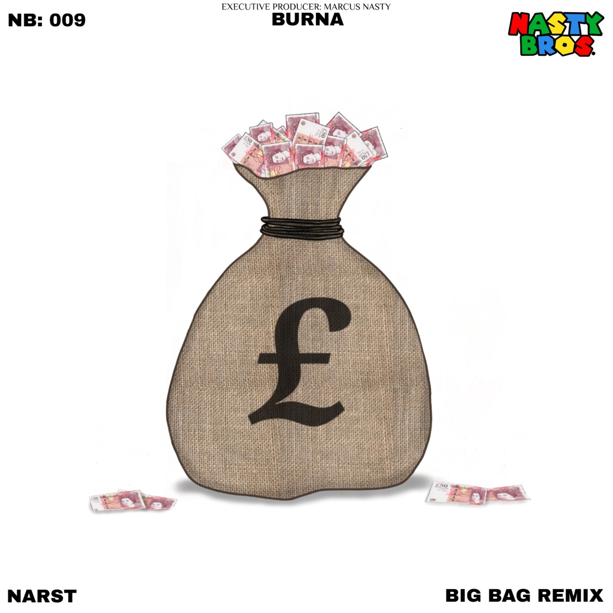 Big Bag (feat. Marcus Nasty) - Single by Narst, The Nasty Bros & Burna album cover
