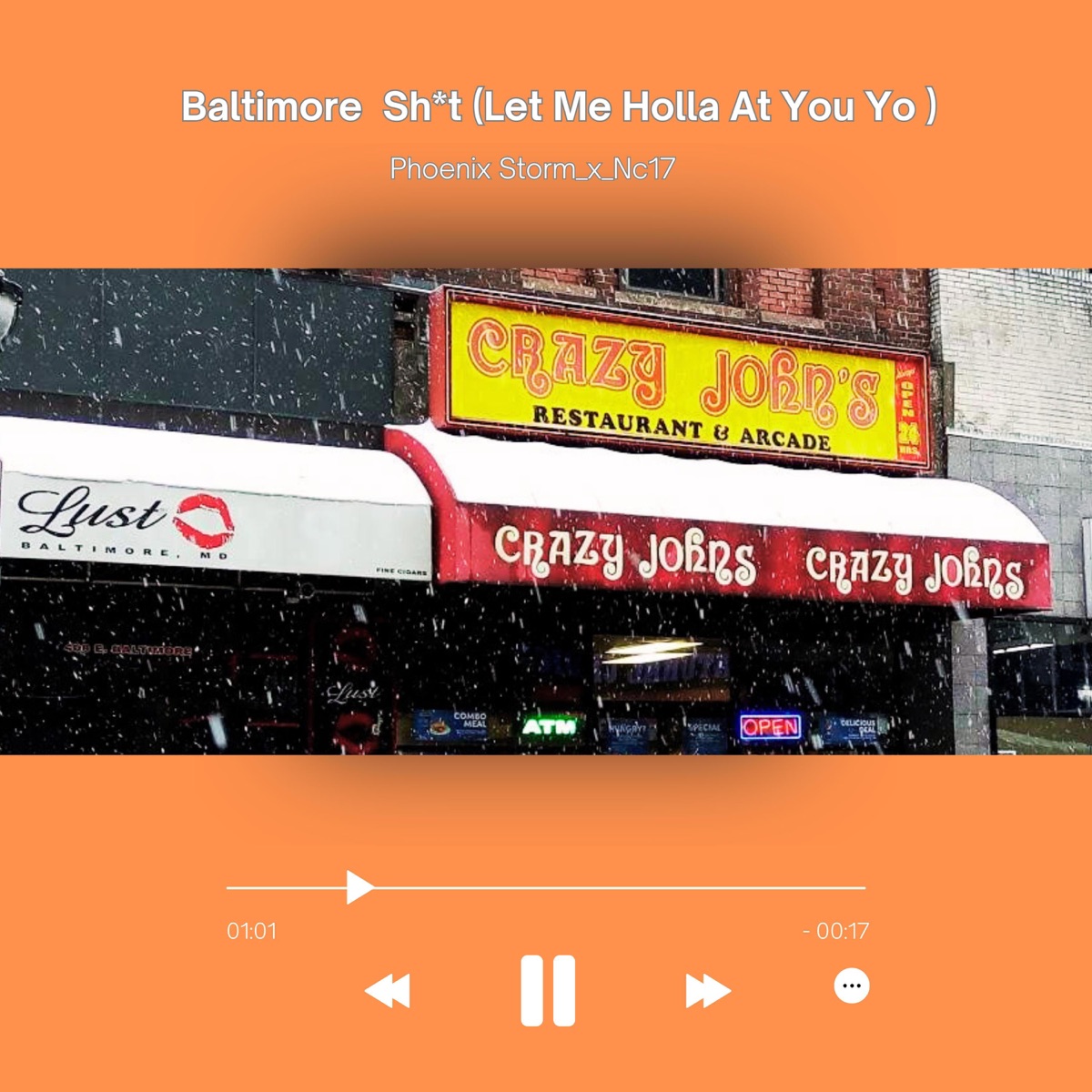 Baltimore Ish (Let Me Holla At You) (feat. NC17) - Single by Phoenix Storm album cover