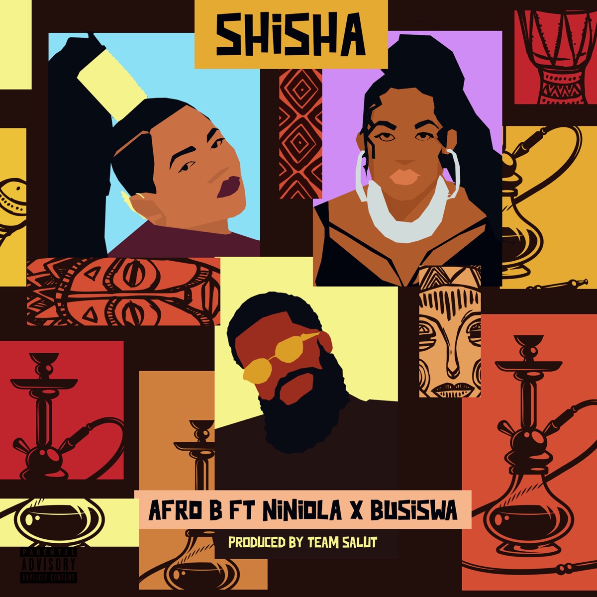 Shisha - Single by Afro B, Niniola & Busiswa album cover