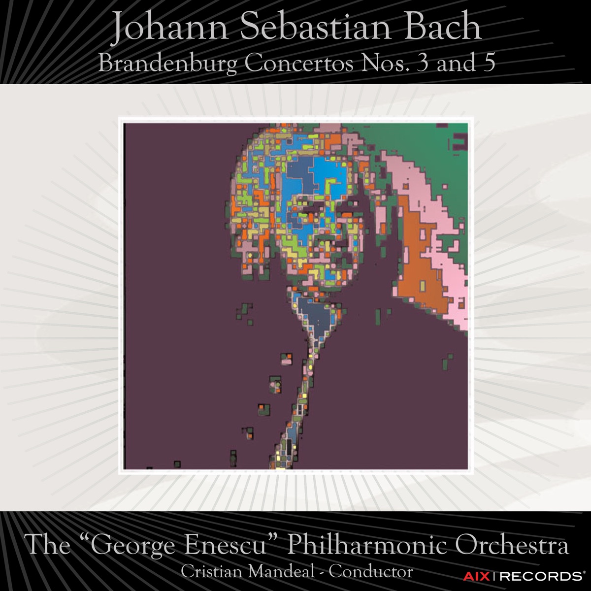 Bach: Brandenburg Concerto Nos. 3 & 5  and Air by "George Enescu" Bucharest Philharmonic Orchestra album cover
