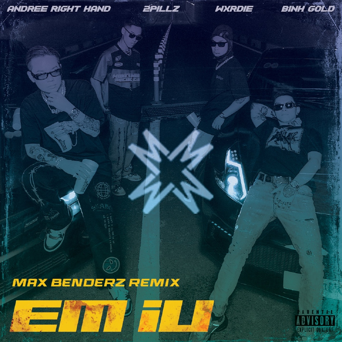 Em iu (Max Benderz Remix) - Single by Andree Right Hand, Wxrdie, Bình Gold & 2pillz album cover