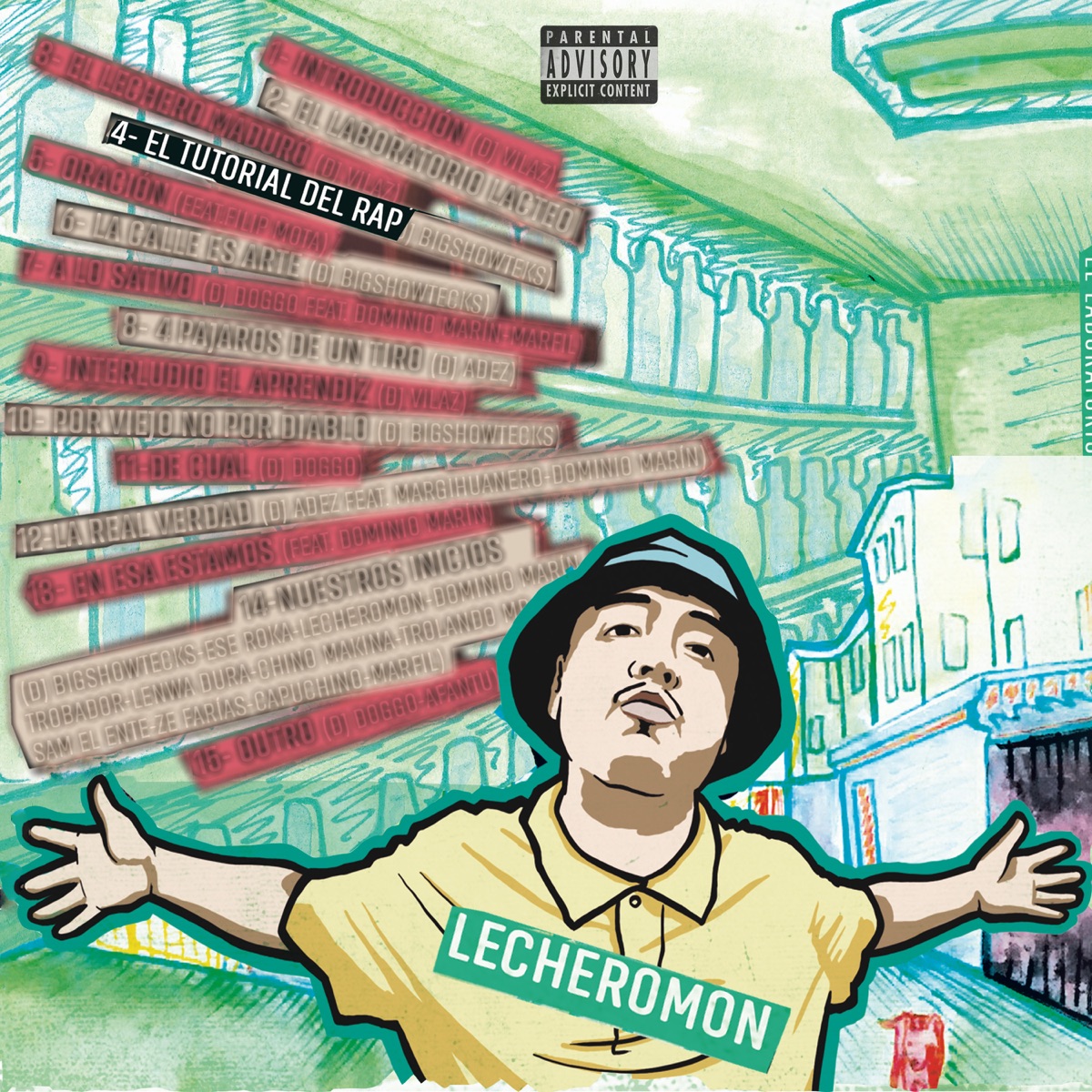 El Tutorial del Rap - Single by LecheroMon, ZKT1 TRIBU & DJ Bichote album cover