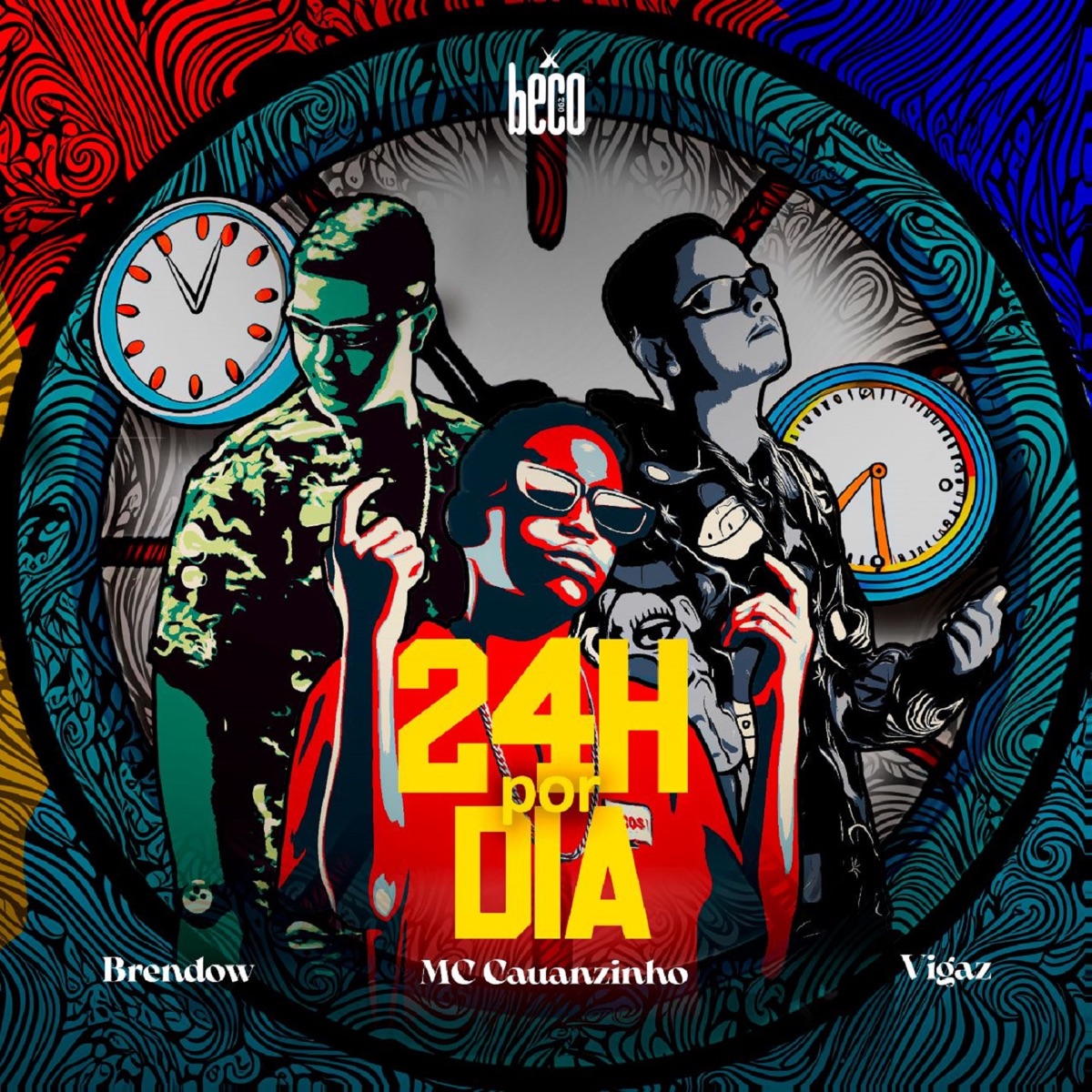 24H por DIA - Single by VIGAZ, Mc Cauanzinho & Brendow album cover