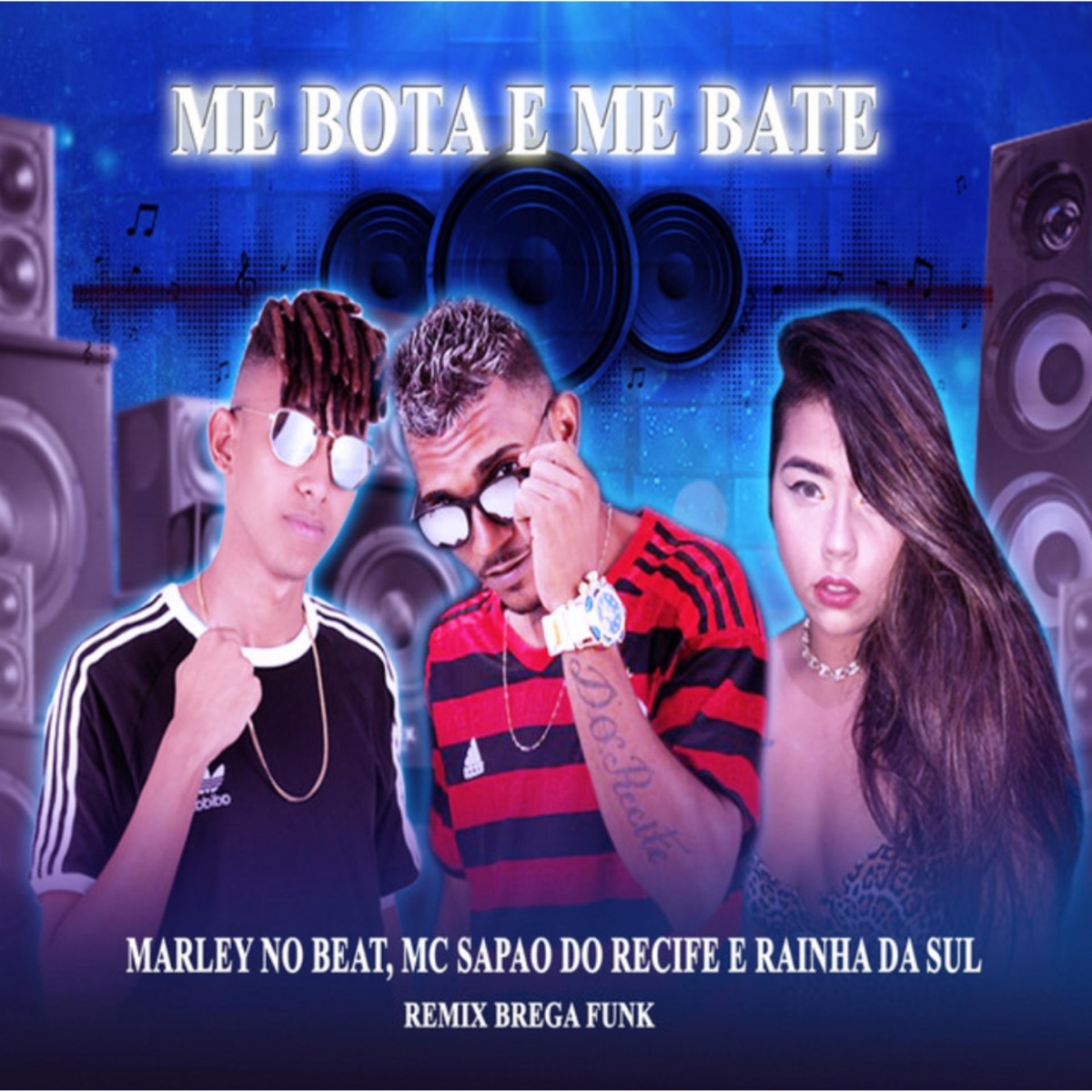 Me Bota e Me Bate (Remix Brega Funk) - Single by MC Sapão do Recife, Rainha da Sul & Marley no Beat album cover
