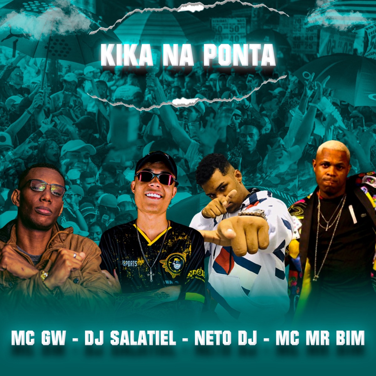 KIKA NA PONTA (feat. Mc Mr. Bim & Mc Gw) - Single by NETO DJ & DJ Salatiel album cover