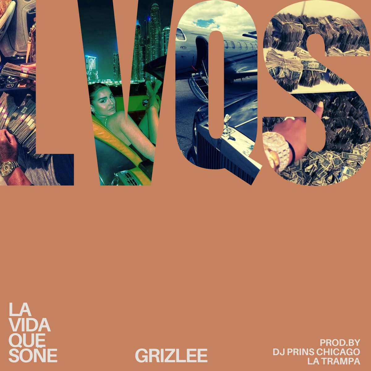 La vida que soñé (feat. Dj prins Chicago) - Single by Grizlee album cover