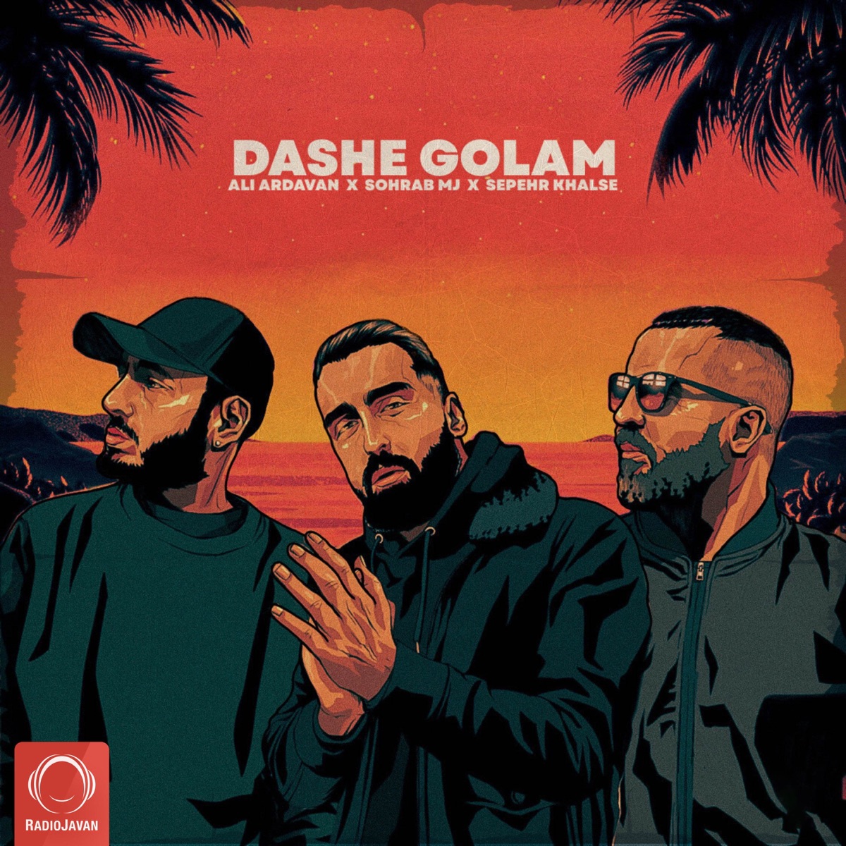 Dashe Golam - Single by Ali Edris, Sepehr Khalse & Sohrab MJ album cover