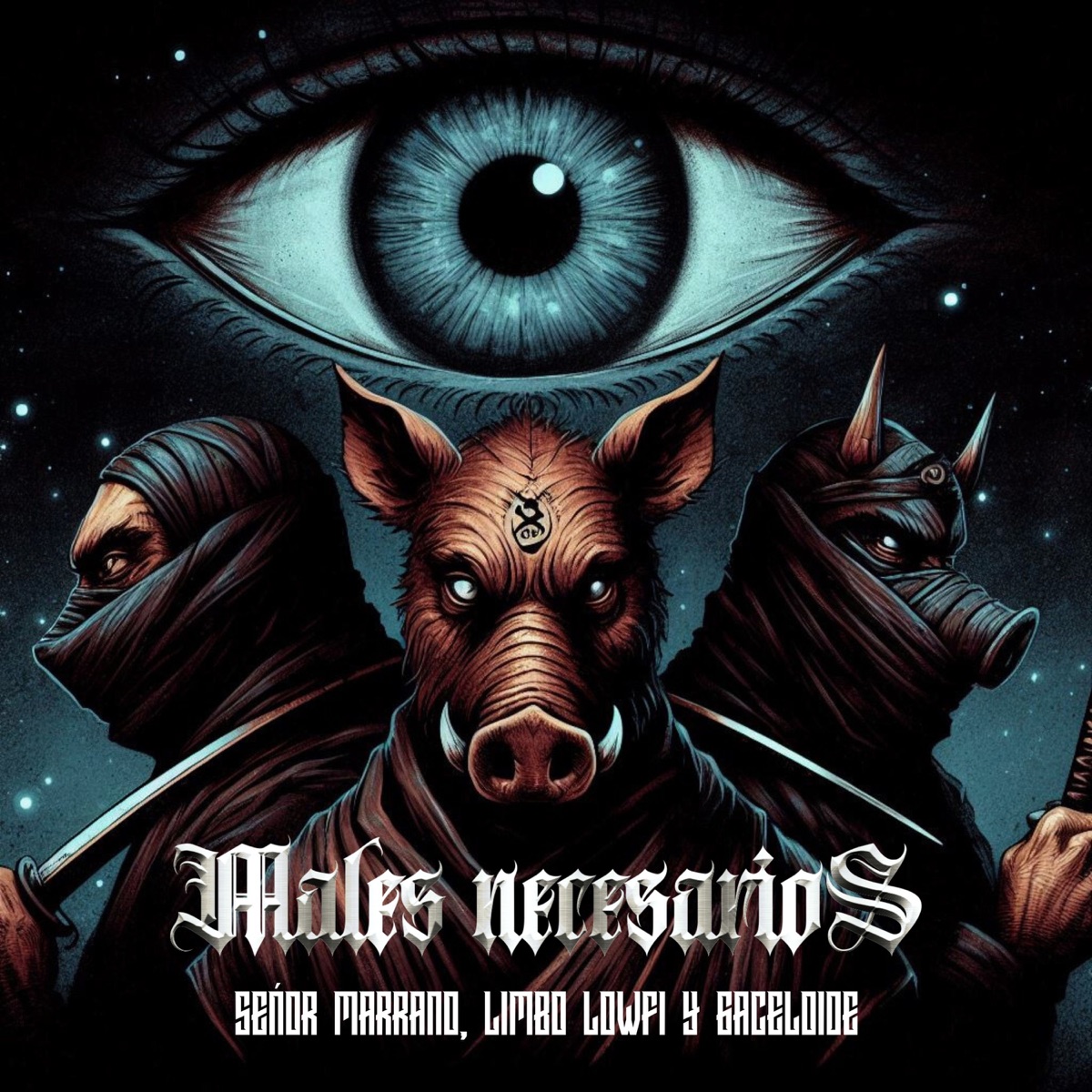 Males Necesarios - Single by Señor Marrano, Gaceloide & Limbo Lowfi album cover