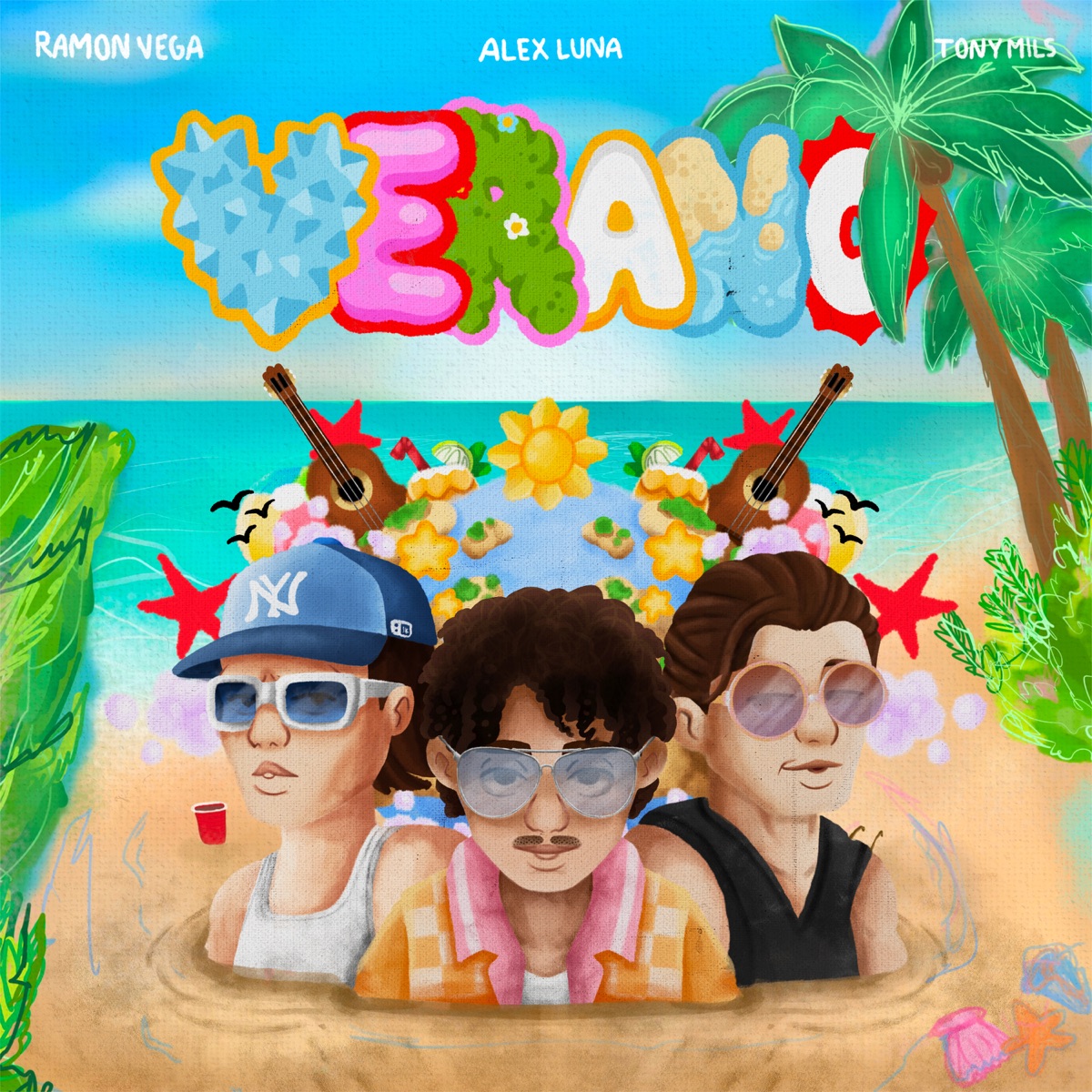 VERANO - Single by Alex Luna, Ramon Vega & Tony Mils album cover