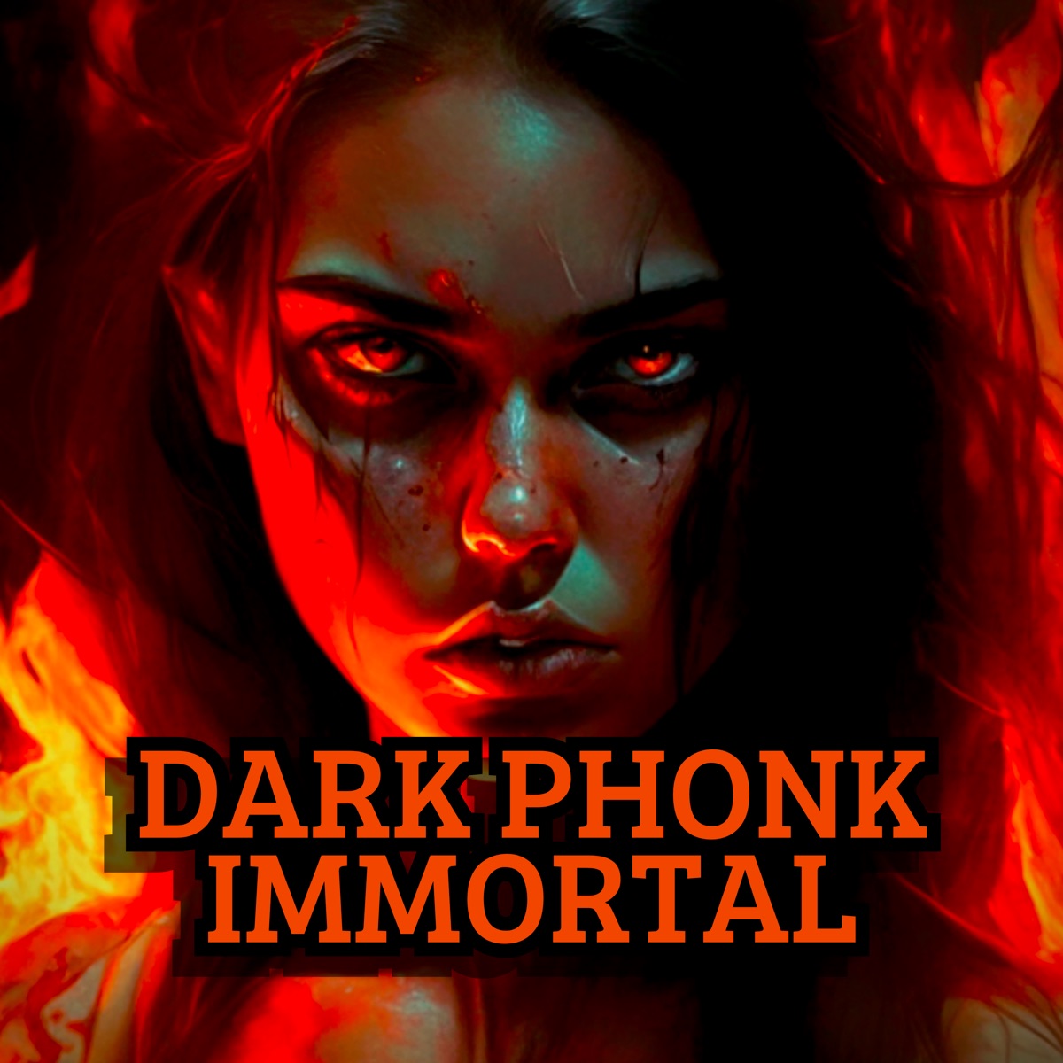 Dark Phonk Immortal - Single by Evil Angel & Kinechan album cover