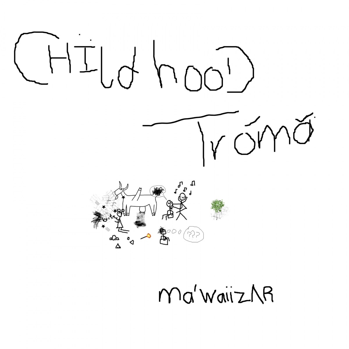 Childhood Troma by Ma'Waiizar album cover