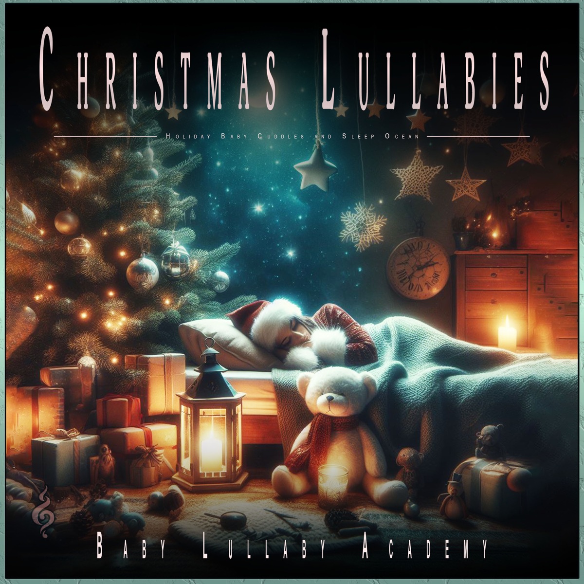 Christmas Lullabies: Holiday Baby Cuddles and Sleep Ocean by Baby Lullaby Academy album cover artwork