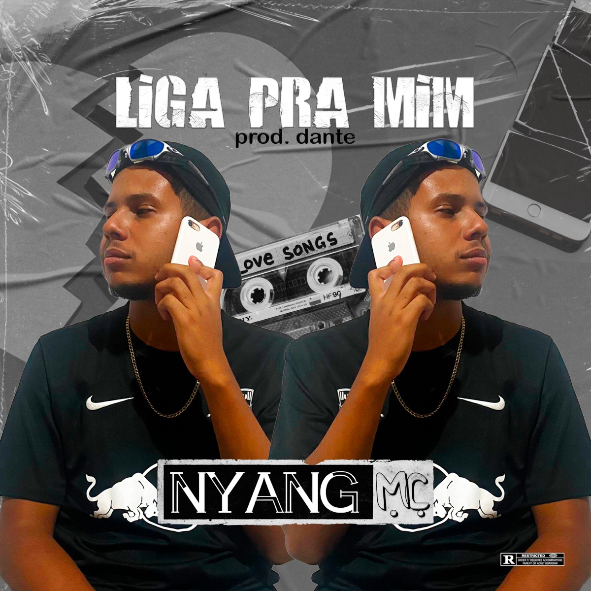 Liga pra Mim - Single by Nyang Mc album cover