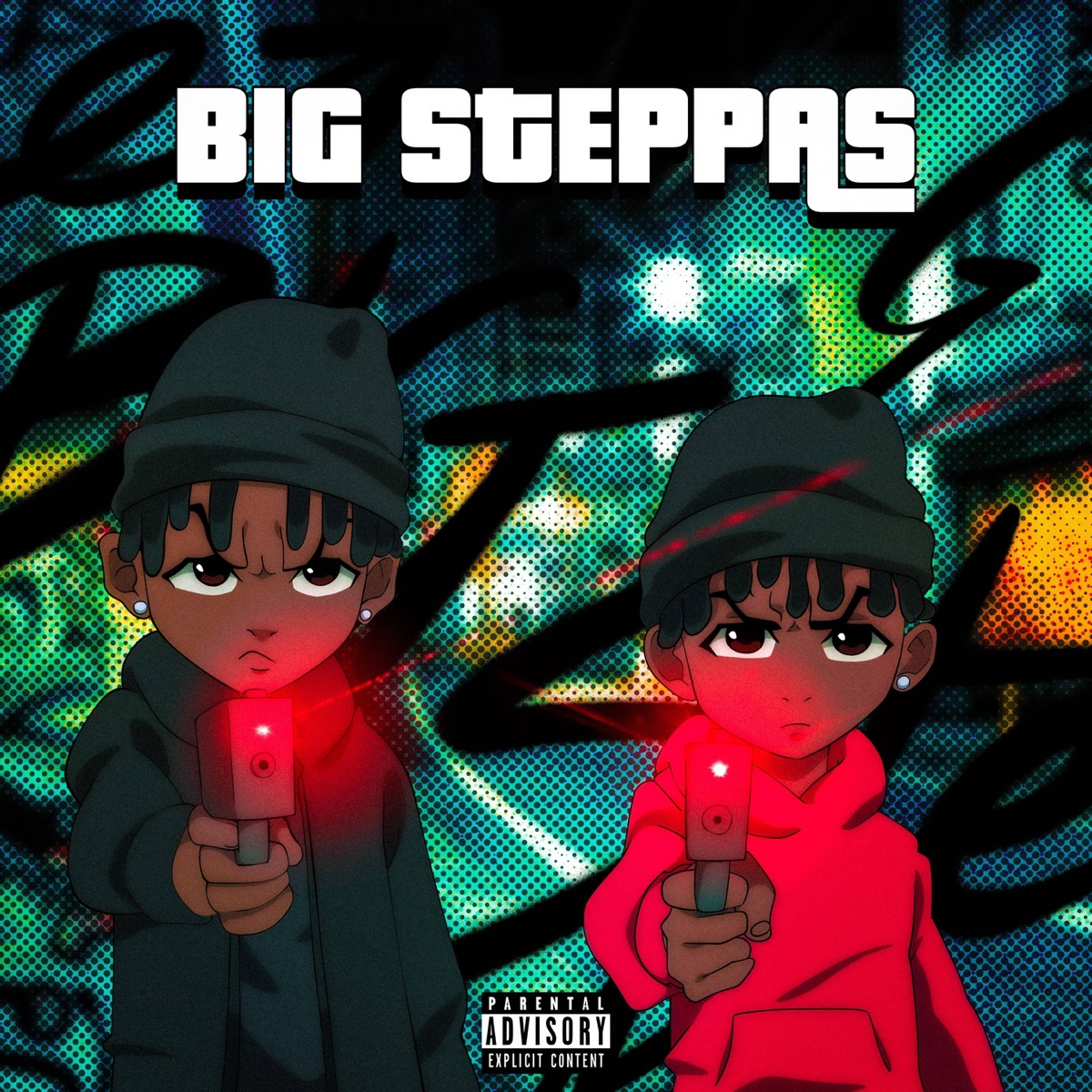 Big Steppas (feat. TOMMYDAKIID) - Single by Idothingsolo album cover