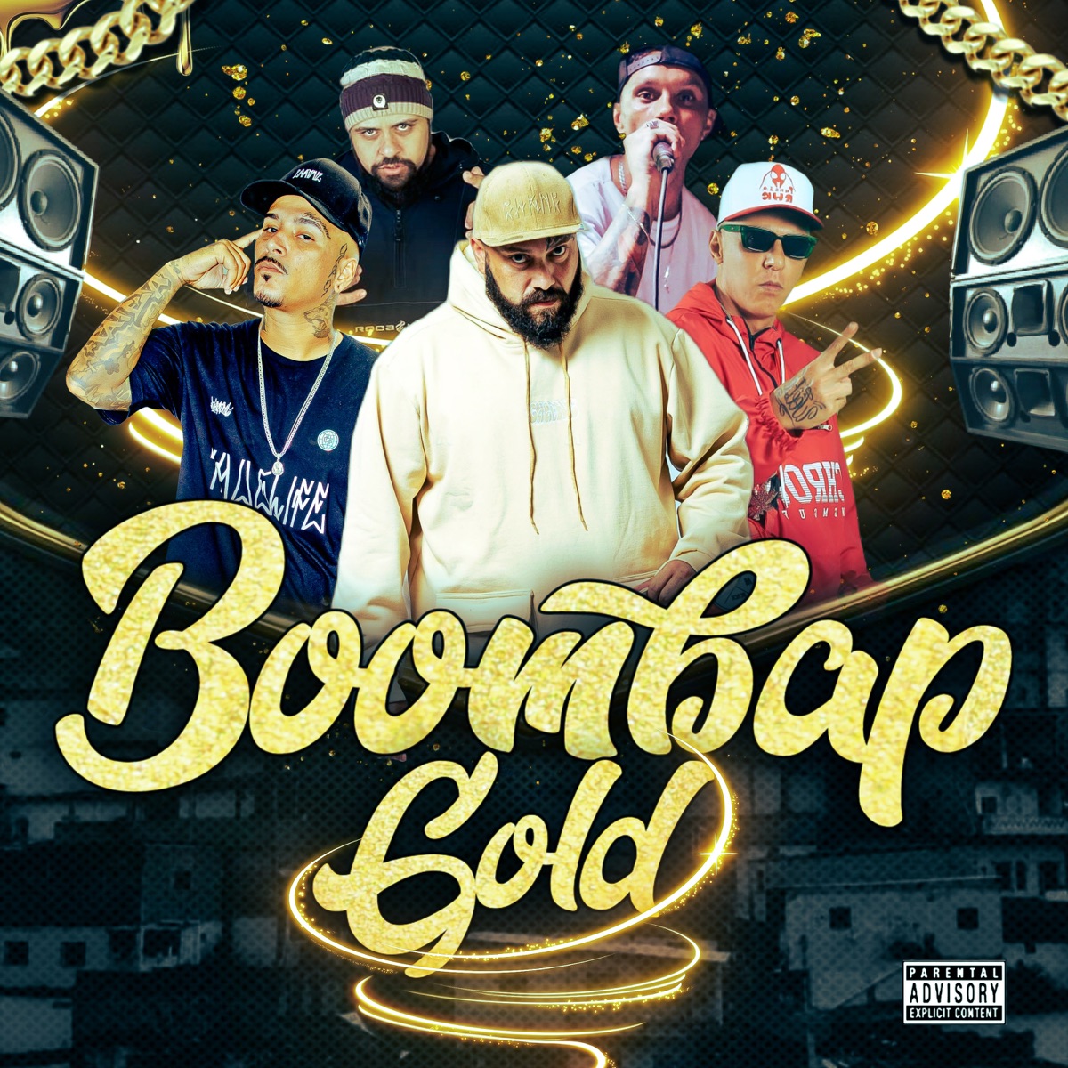 Boombap Gold (feat. Jah Dartanhan & Rodrigo Nonato) - Single by Tom (Função RHK), Gigante no Mic & patetacodigo43 album cover