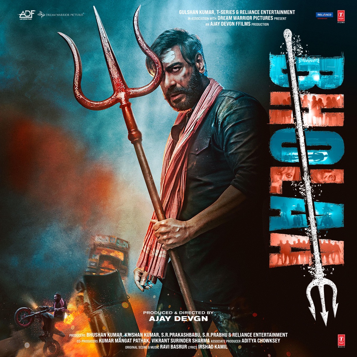 Bholaa (Original Motion Picture Soundtrack) - EP by Ravi Basrur & Irshad Kamil album cover
