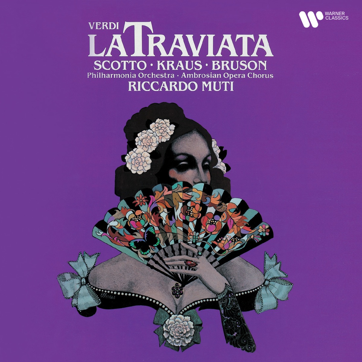 Verdi: La traviata by Renato Bruson, Riccardo Muti, Philharmonia Orchestra, Renata Scotto & Alfredo Kraus album cover