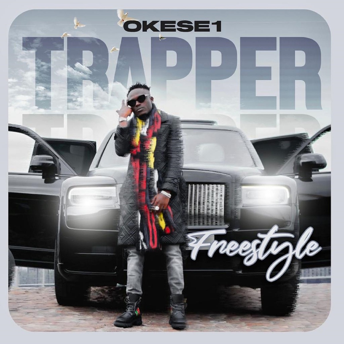 Trapper (Freestyle) - Single by Okese1 album cover