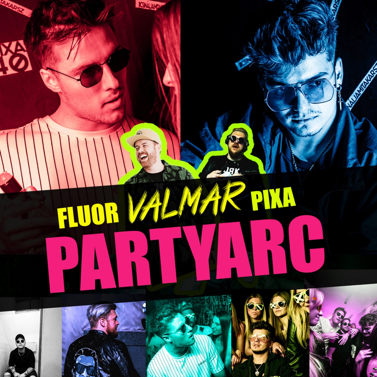 Partyarc - Single by Pixa, Fluor & VALMAR album cover