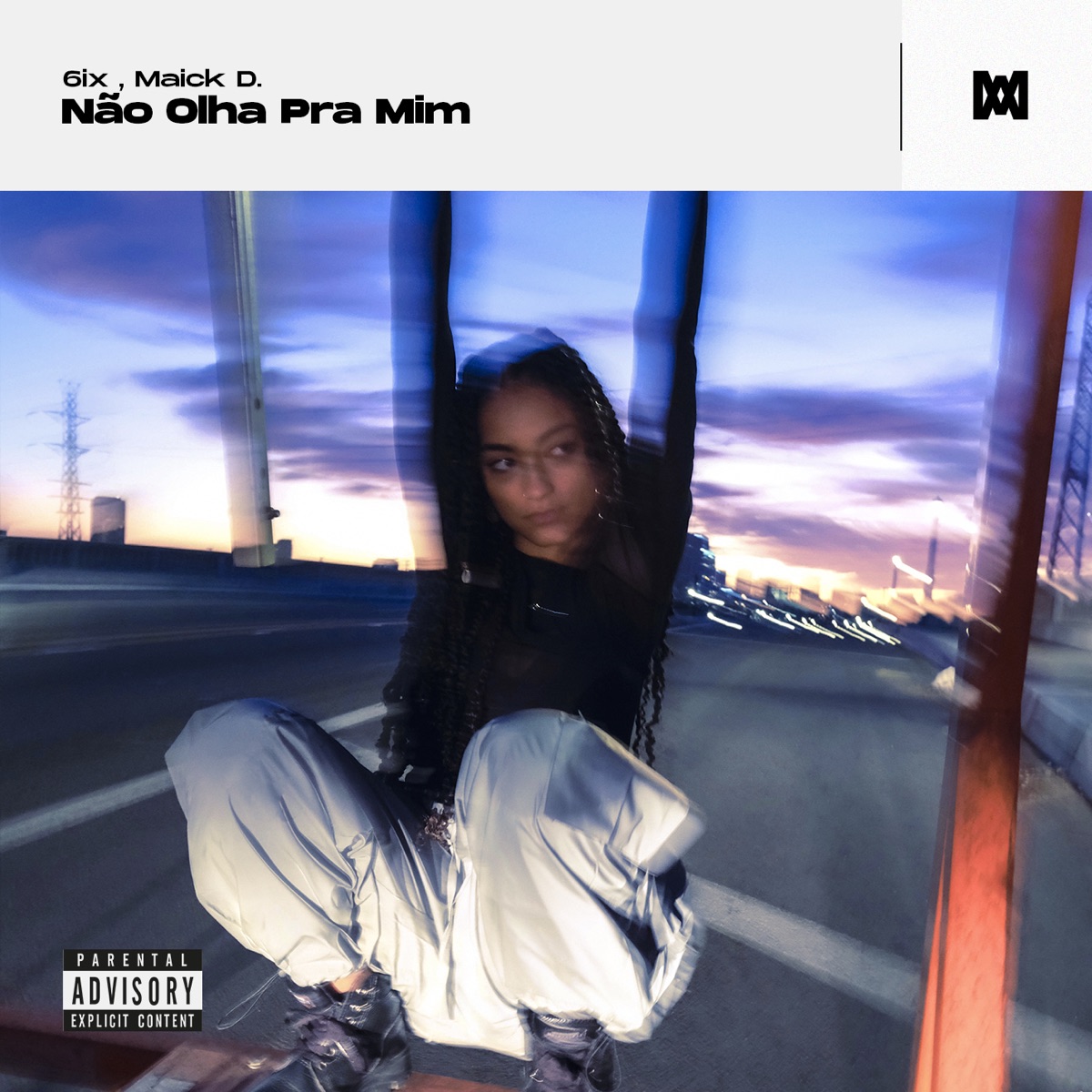 Não Olha Pra Mim - Single by Maick D. & 6ix album cover