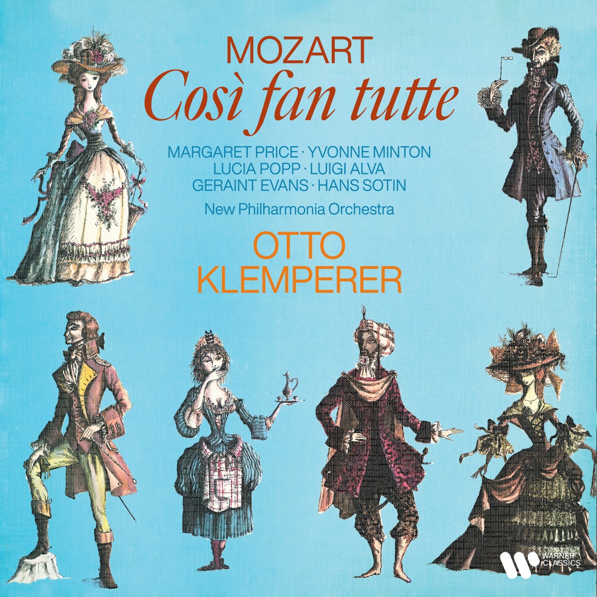 Mozart: Così fan tutte, K. 588 by Geraint Evans, Hans Sotin, Otto Klemperer, Yvonne Minton, Philharmonia Orchestra, Lucia Popp, Dame Margaret Price & Luigi Alva album cover