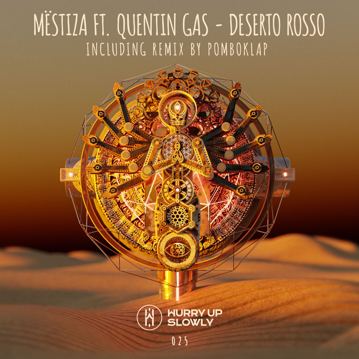 Deserto Rosso (feat. Quentin Gas) - Single by MESTIZA album cover