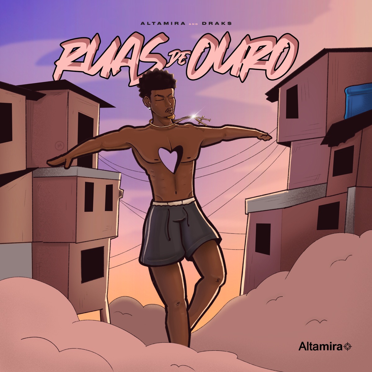 Ruas de Ouro - Single by Altamira & drak$ album cover