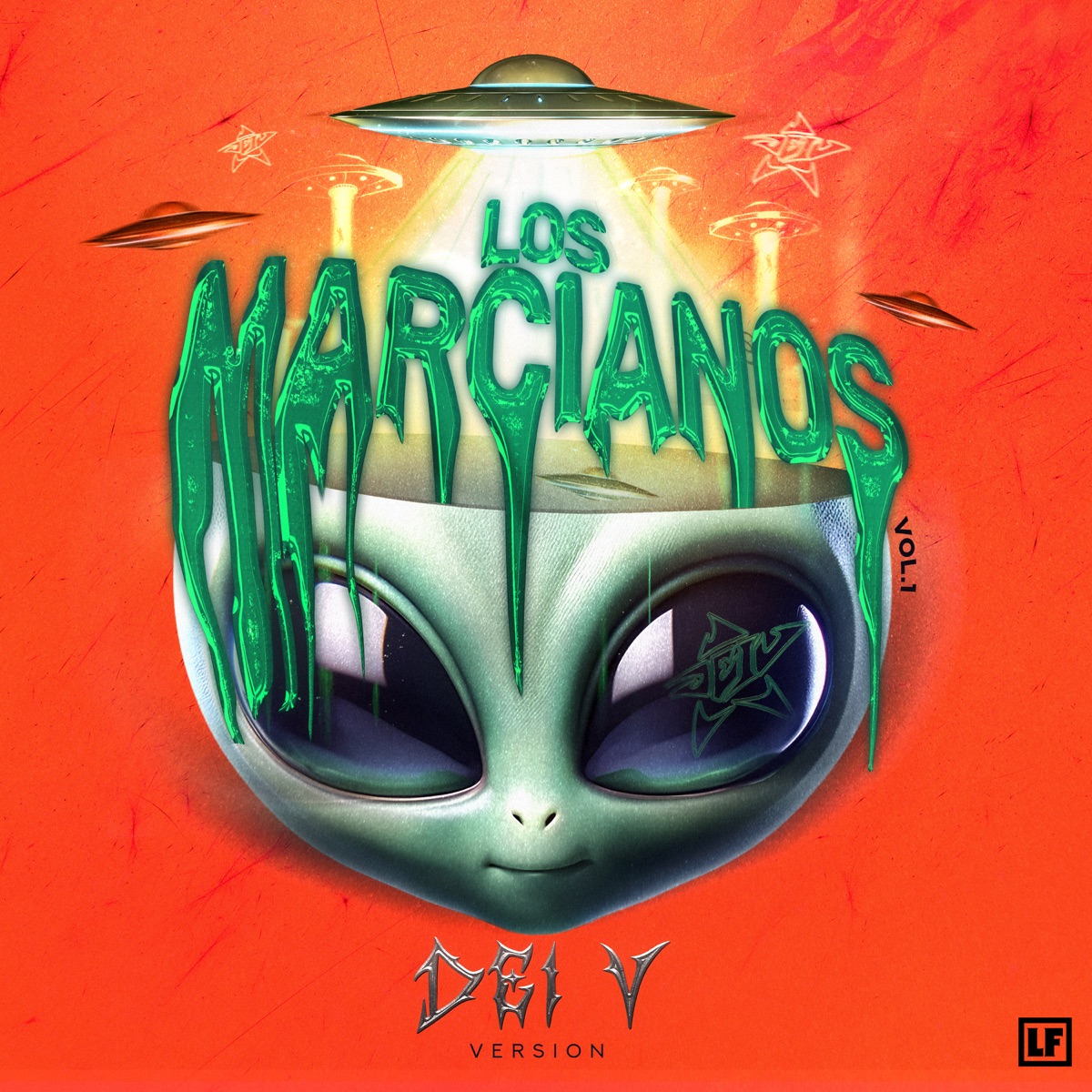 LOS MARCIANOS Vol.1: Dei V Version - EP by Chris Jedi, Gaby Music & Dei V album cover