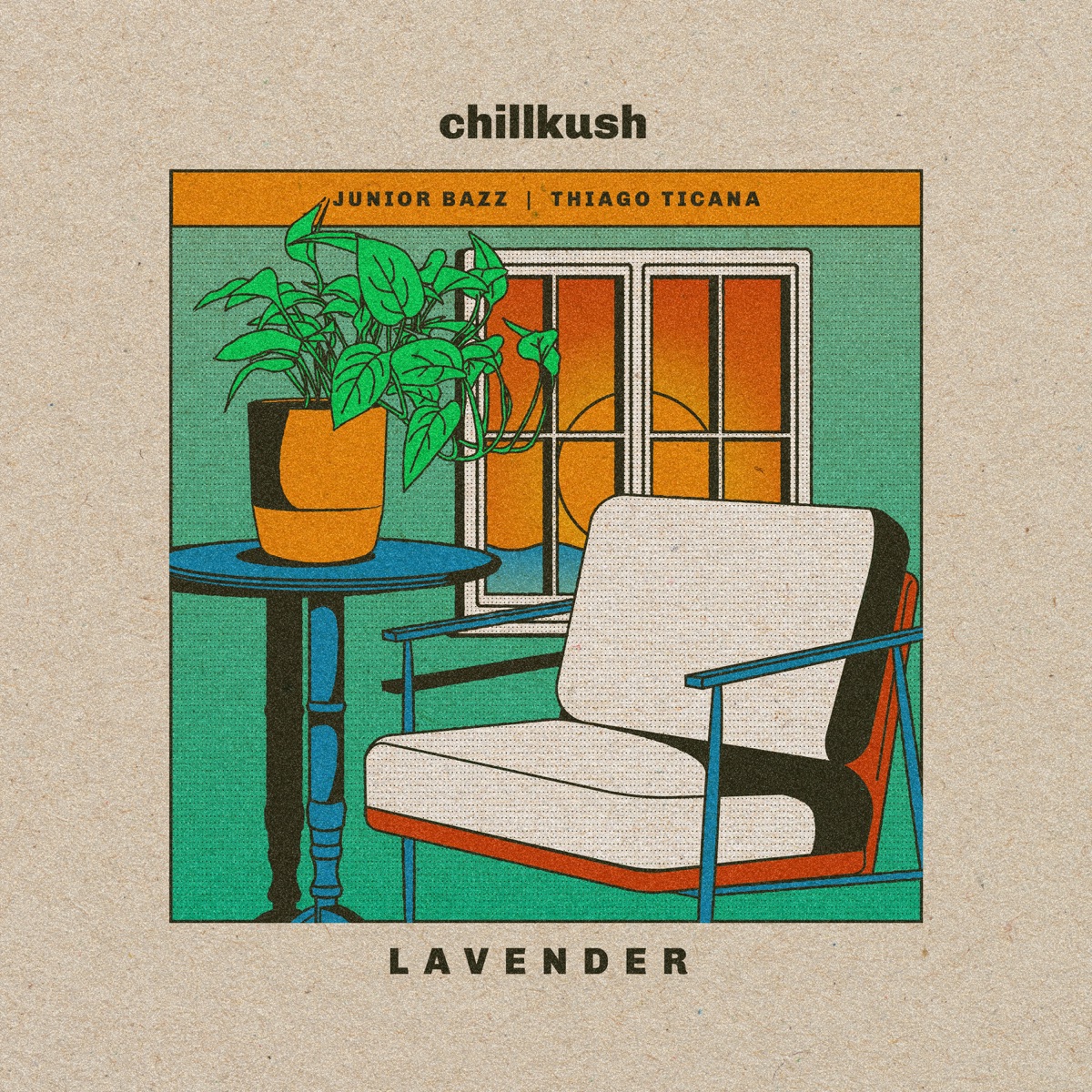 Lavender - Single by chillkush, Junior Bazz & Thiago Ticana album cover