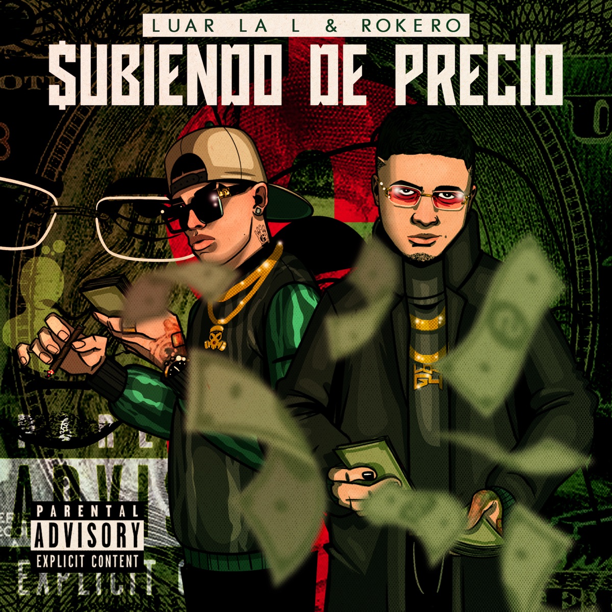 Subiendo de Precio - EP by Luar La L & Rokero album cover