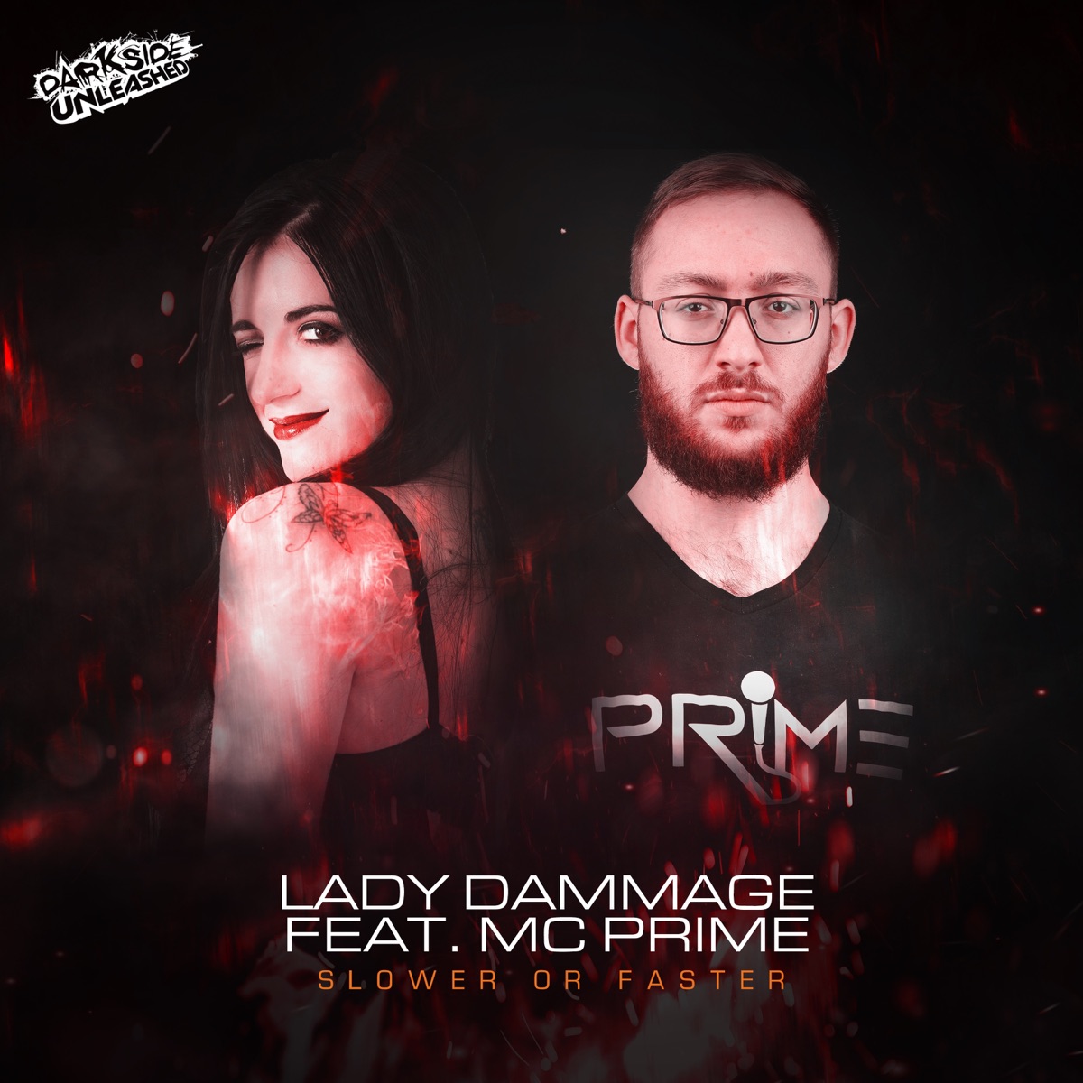 Slower or Faster - Single by Lady Dammage & Mc Prime album cover