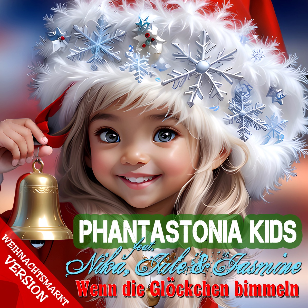 Wenn die Glöckchen bimmeln (feat. Jasmine & Nika & Jule) [Weihnachtsmarkt Version] - Single by Phantastonia Kids album cover