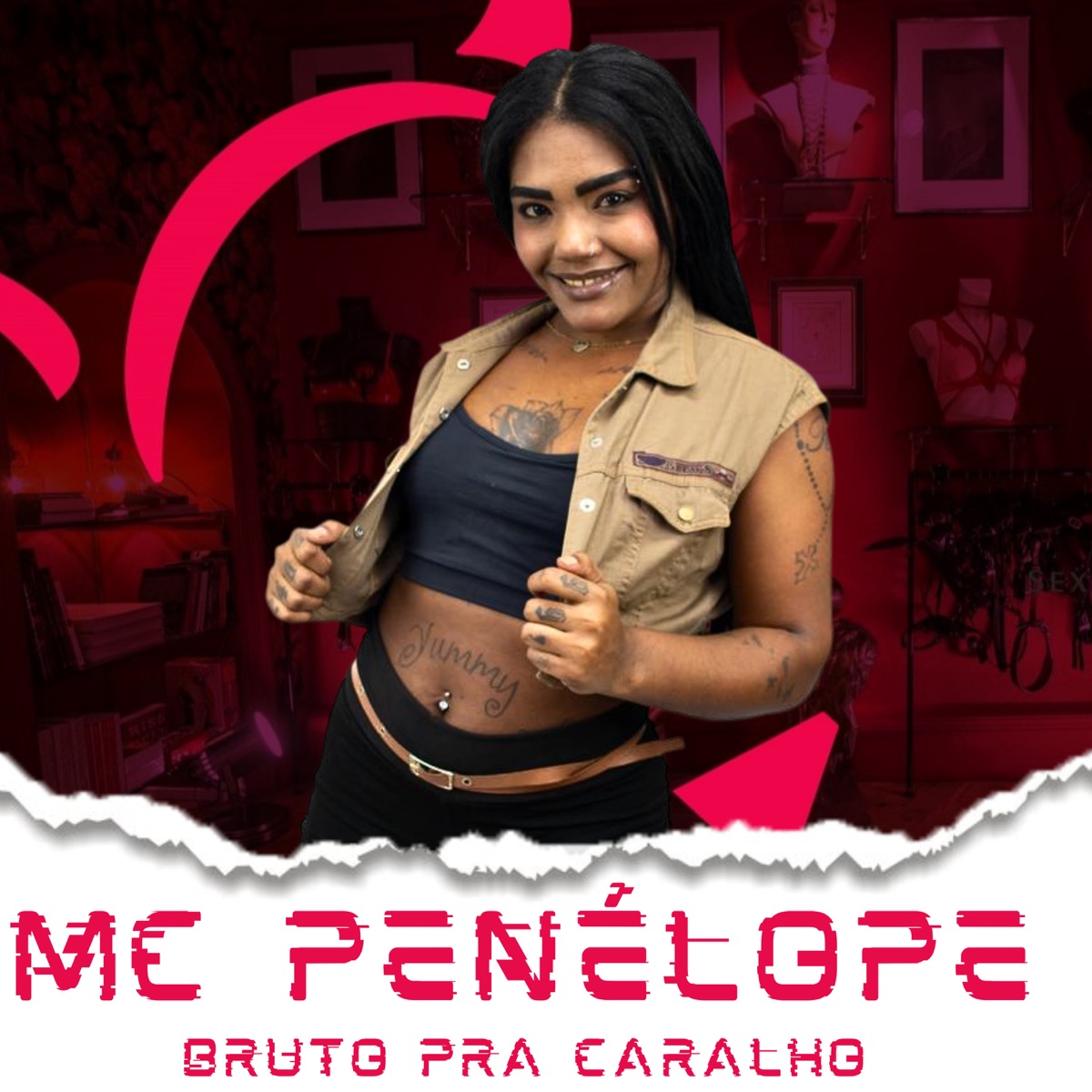 Bruto pra Caralho - Single by MC PENELOPE & MC Neneco album cover