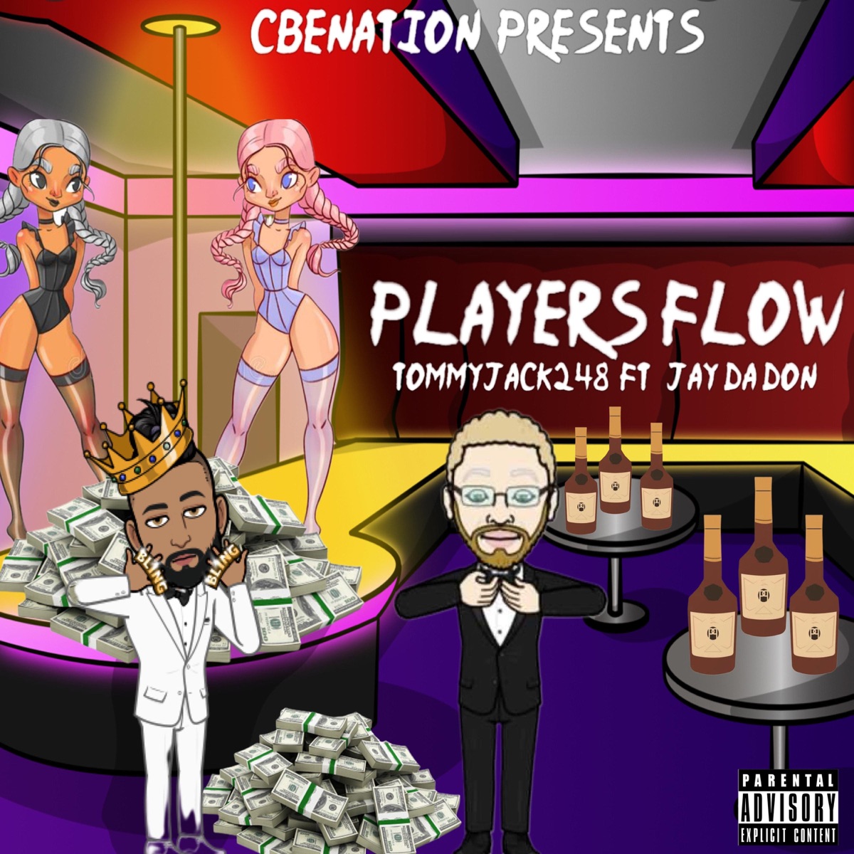 PLAYER FLOW (feat. JAY DA DON) - Single by Tommyjack248 album cover