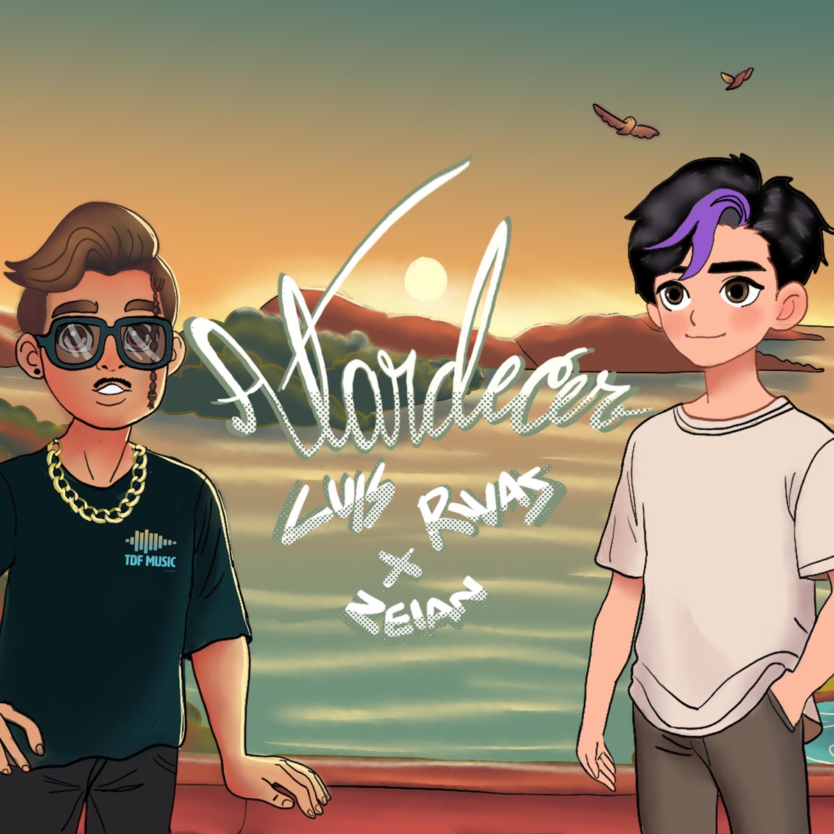 Atardecer (feat. Zeian) - Single by Luis Rivas Music album cover