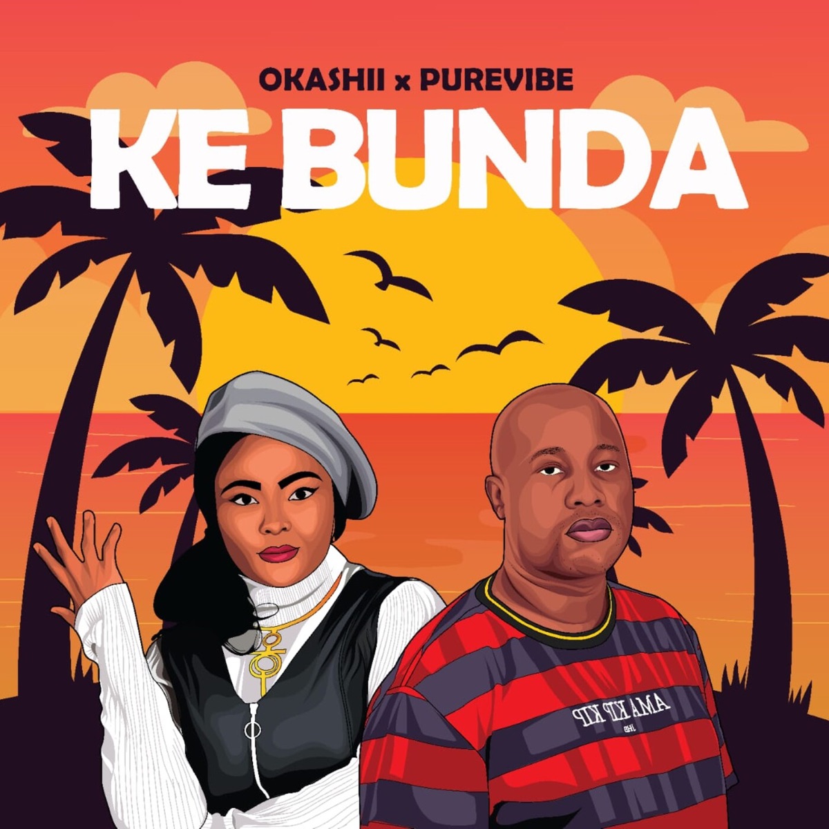 KE BUNDA - Single by Okashii & PureVibe album cover