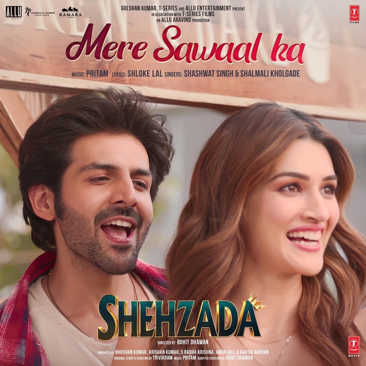 Mere Sawaal Ka (From "Shehzada") - Single by Pritam, Shashwat Singh, Shalmali Kholgade & Shloke Lal album cover